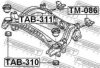 TOYOT 5220522090 Mounting, axle beam